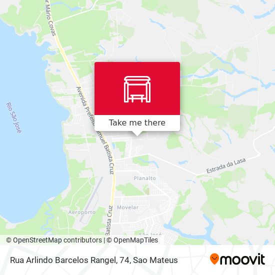 Rua Arlindo Barcelos Rangel, 74 map