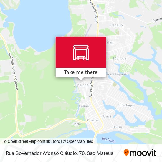 Rua Governador Afonso Cláudio, 70 map
