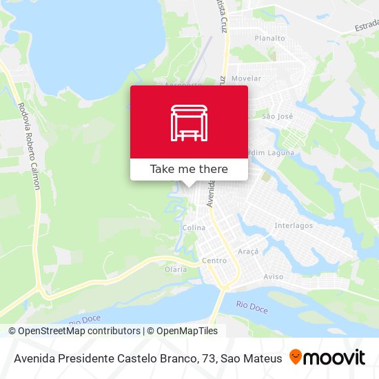 Avenida Presidente Castelo Branco, 73 map