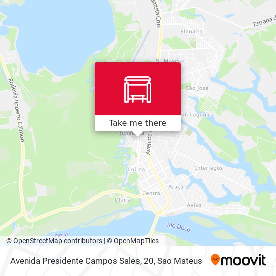 Avenida Presidente Campos Sales, 20 map