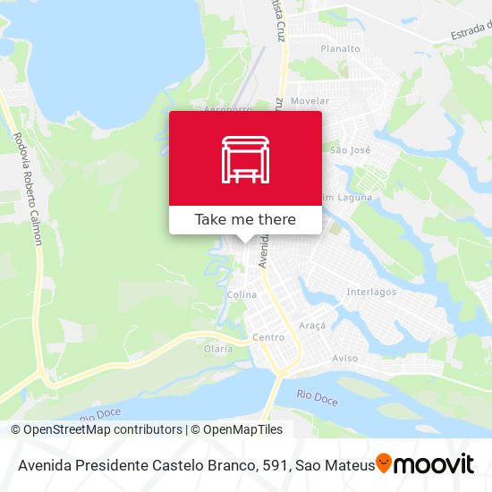 Avenida Presidente Castelo Branco, 591 map