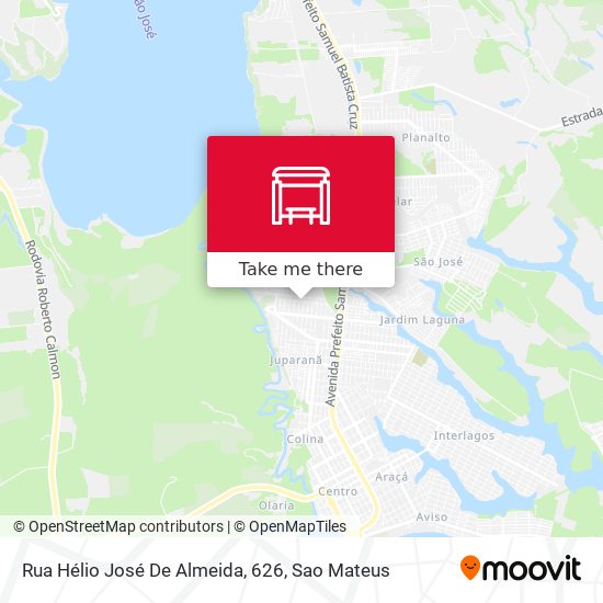 Rua Hélio José De Almeida, 626 map