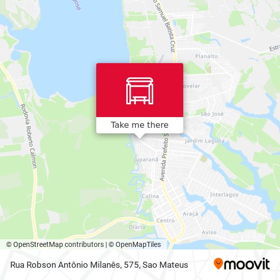 Rua Robson Antônio Milanês, 575 map