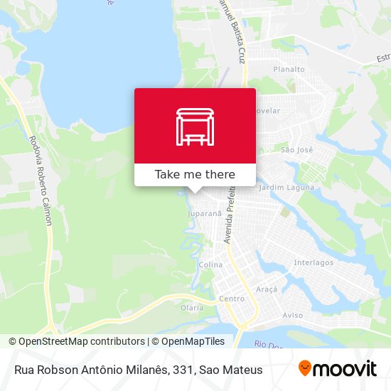 Rua Robson Antônio Milanês, 331 map