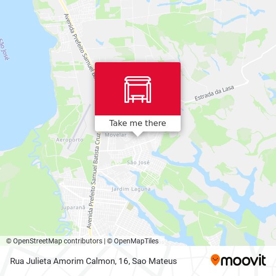 Rua Julieta Amorim Calmon, 16 map