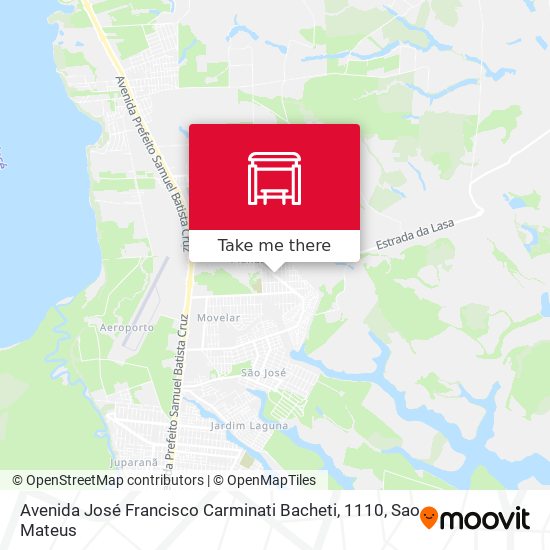 Avenida José Francisco Carminati Bacheti, 1110 map