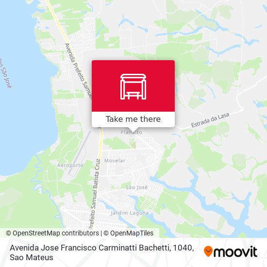 Avenida Jose Francisco Carminatti Bachetti, 1040 map