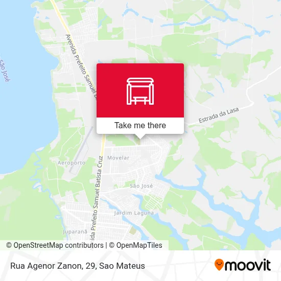 Rua Agenor Zanon, 29 map