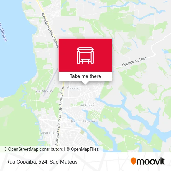 Rua Copaíba, 624 map