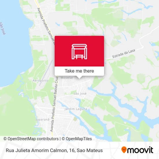 Rua Julieta Amorim Calmon, 16 map