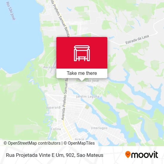 Rua Projetada Vinte E Um, 902 map