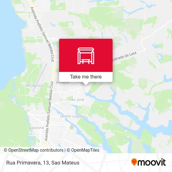 Rua Primavera, 13 map