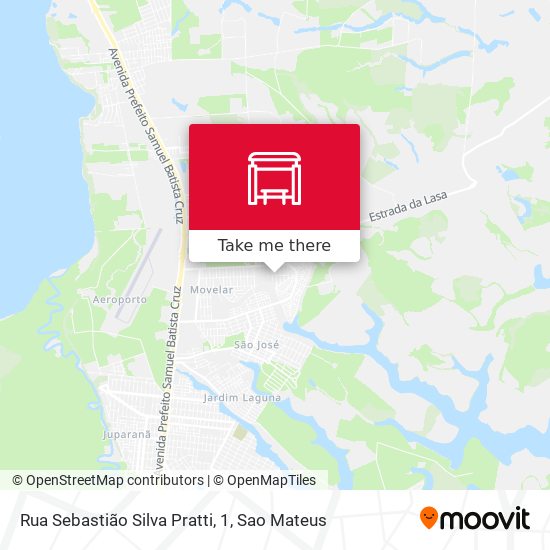 Rua Sebastião Silva Pratti, 1 map