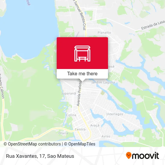 Rua Xavantes, 17 map