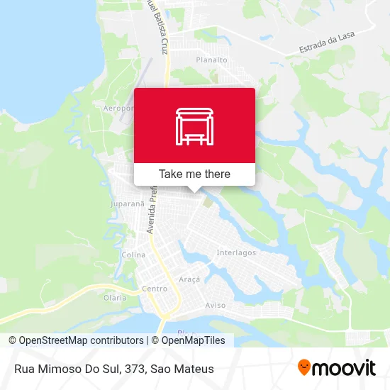 Rua Mimoso Do Sul, 373 map