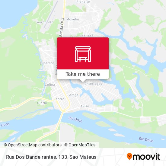 Rua Dos Bandeirantes, 133 map
