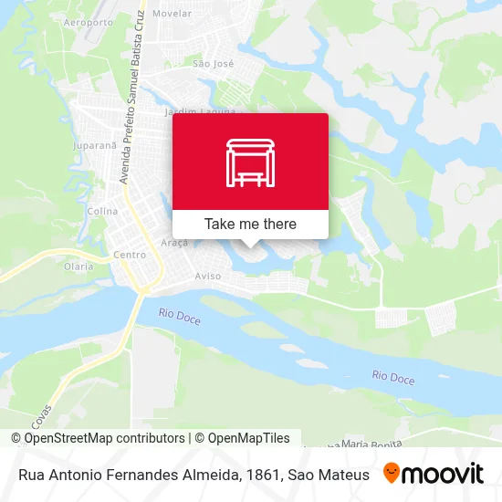 Rua Antonio Fernandes Almeida, 1861 map