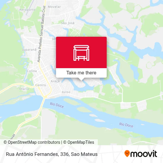 Rua Antônio Fernandes, 336 map