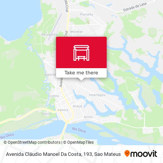 Avenida Cláudio Manoel Da Costa, 193 map