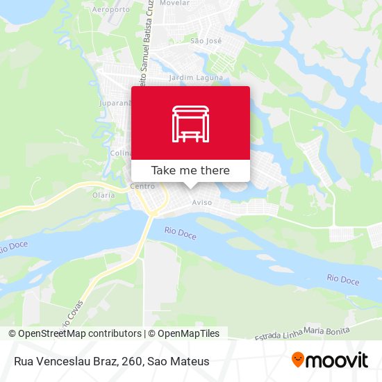 Rua Venceslau Braz, 260 map