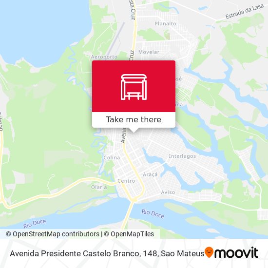 Avenida Presidente Castelo Branco, 148 map