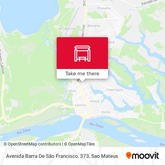 Avenida Barra De São Francisco, 373 map
