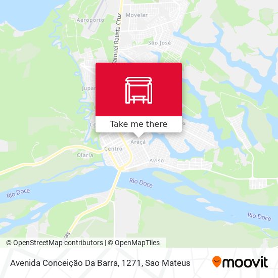 Avenida Conceição Da Barra, 1271 map