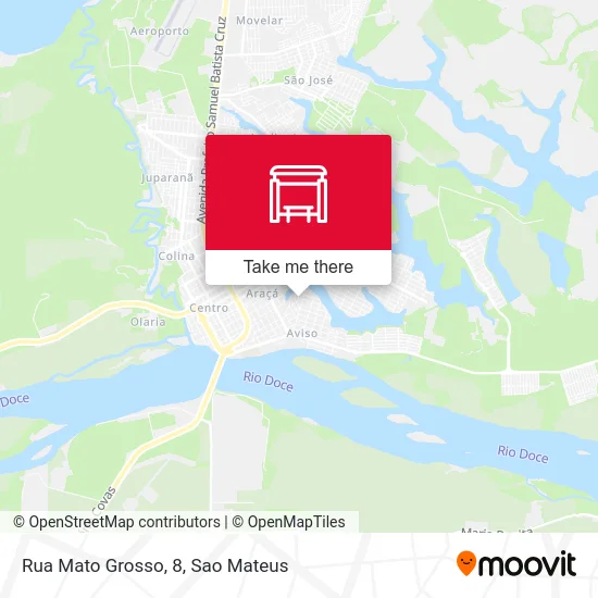 Rua Mato Grosso, 8 map