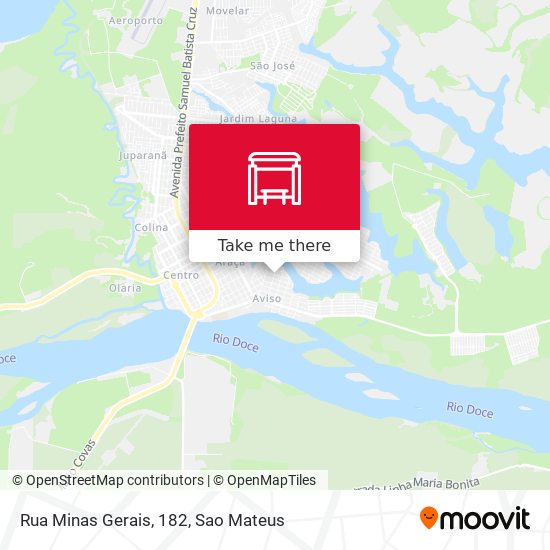 Rua Minas Gerais, 182 map