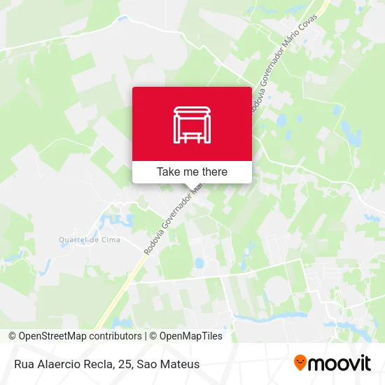 Rua Alaercio Recla, 25 map