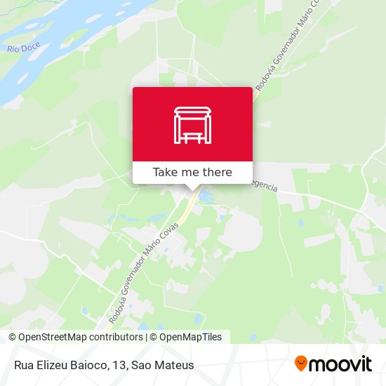 Rua Elizeu Baioco, 13 map