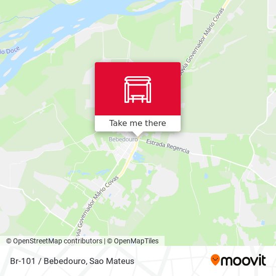 Br-101 / Bebedouro map