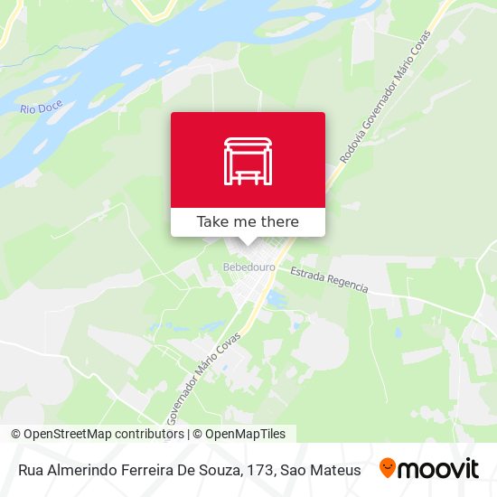 Rua Almerindo Ferreira De Souza, 173 map