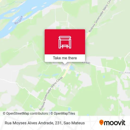Rua Moyses Alves Andrade, 231 map