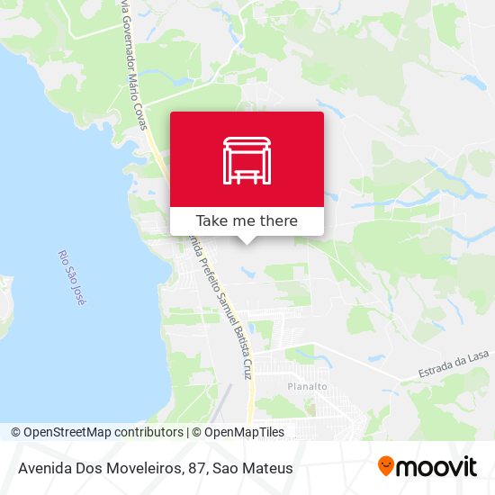 Avenida Dos Moveleiros, 87 map