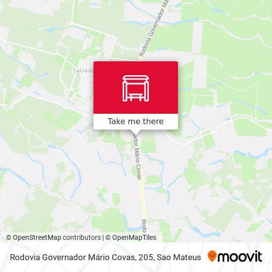 Rodovia Governador Mário Covas, 205 map