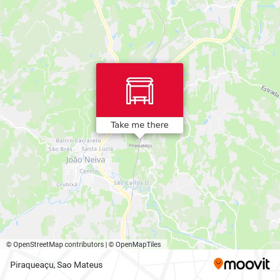 Piraqueaçu map