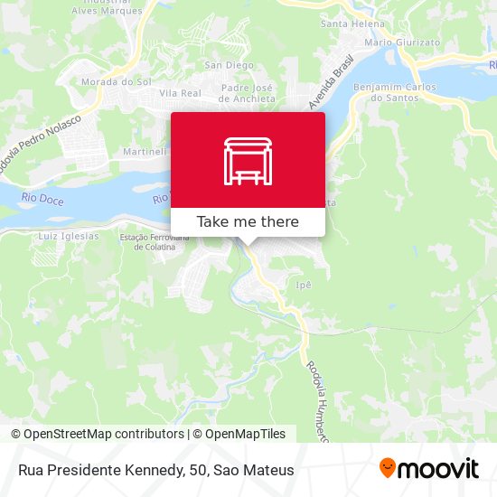 Rua Presidente Kennedy, 50 map