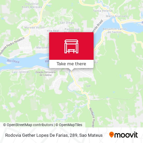 Rodovia Gether Lopes De Farias, 289 map