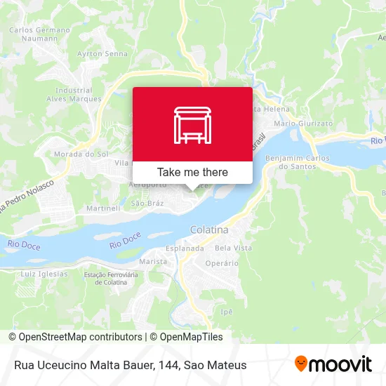 Rua Uceucino Malta Bauer, 144 map