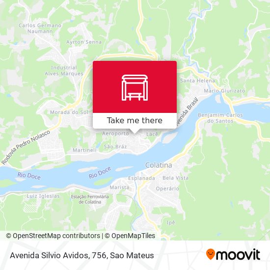 Avenida Silvio Avidos, 756 map