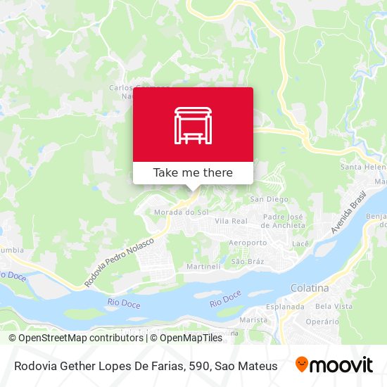 Rodovia Gether Lopes De Farias, 590 map