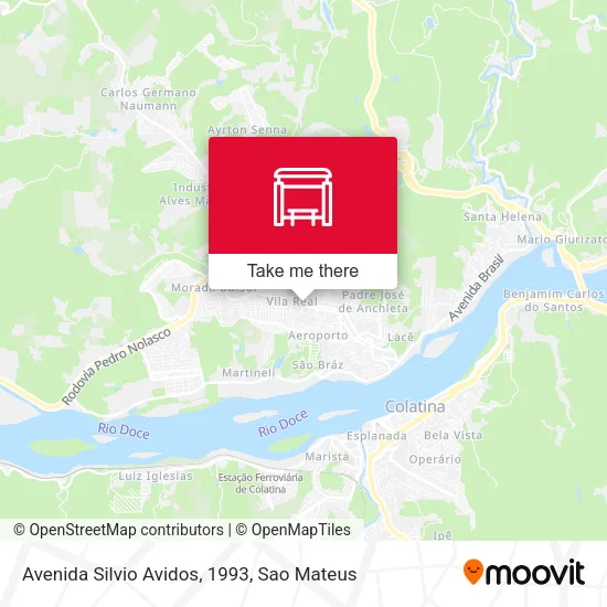 Avenida Silvio Avidos, 1993 map