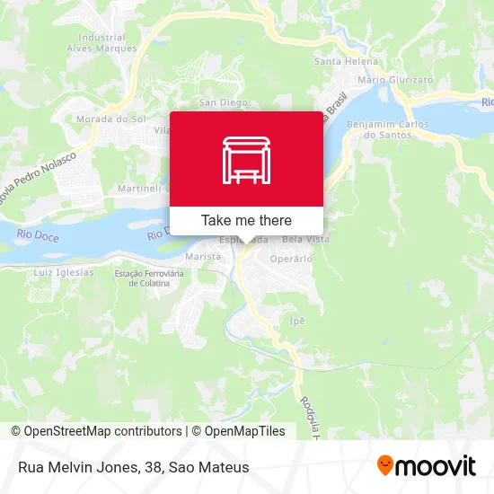 Rua Melvin Jones, 38 map