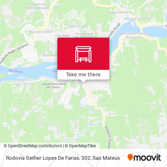 Rodovia Gether Lopes De Farias, 302 map