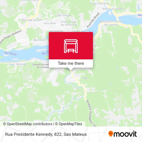 Rua Presidente Kennedy, 822 map