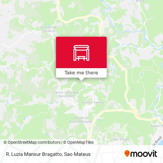 R. Luzia Mansur Bragatto map