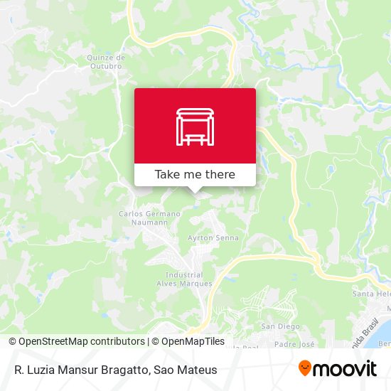 R. Luzia Mansur Bragatto map