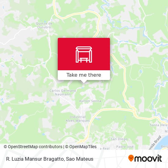 R. Luzia Mansur Bragatto map