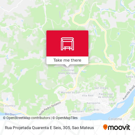 Rua Projetada Quarenta E Seis, 305 map